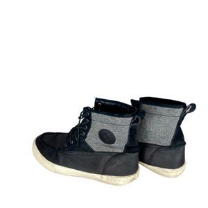 Polo boots Ralph Lauren Men's Tynedale Black Size 13 Bk/grey MAKE OFFER